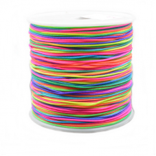 5 Mètres de Cordon en Nylon Multicolore 1mm