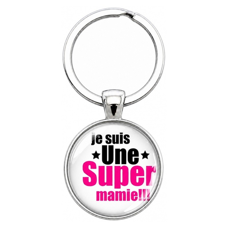 Porte-clé en Verre "Joyeux Noël Maman" Cadeau de Noël Original Tendresse