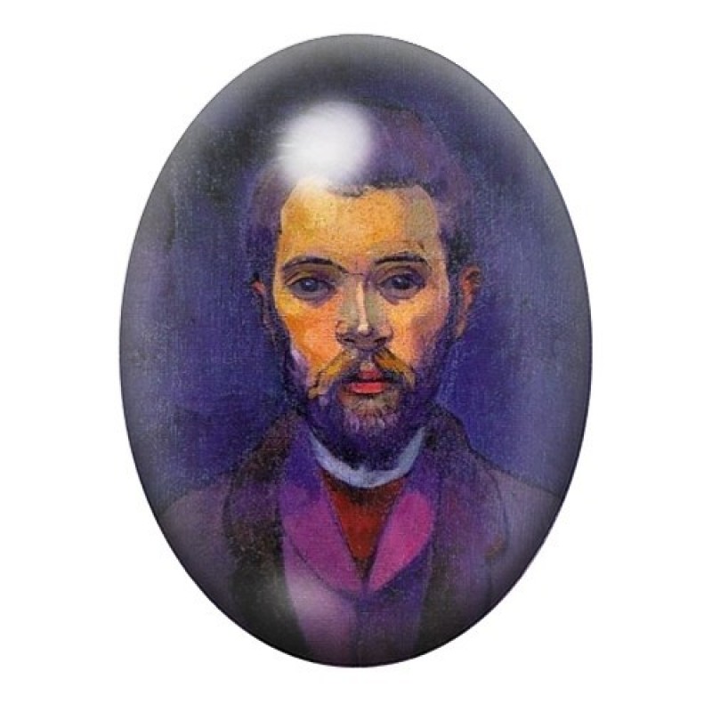 Cabochon en Verre Illustré Peinture Gauguin 13x18, 18x25 ou 30x40mm