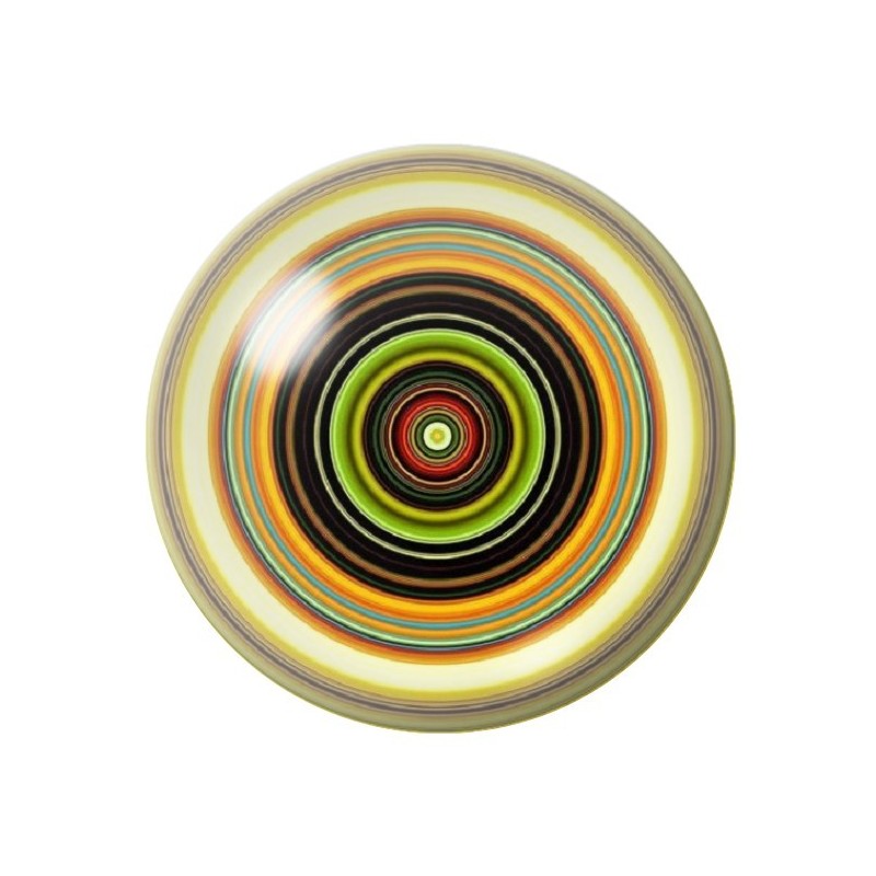 Cabochon en Verre Illustré Motif Fantaisie Tourbillon 12 à 25mm