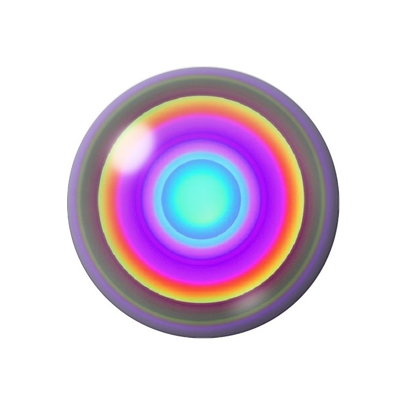 Cabochon en Verre Illustré Motif Fantaisie Tourbillon 12 à 25mm