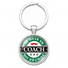 Porte-Clé Fait Main Coach qui Déchire 25mm pour la Création de Bijoux Fantaisie - DIY