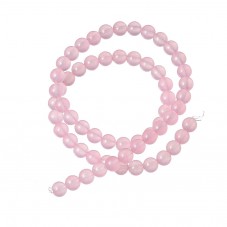 10 Perles Pierre Naturelle Agate Teintée Rose, Mauve, Violet ou Rouge 6mm au Choix