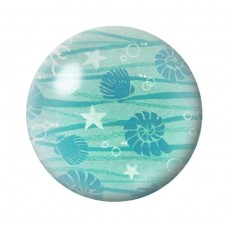 Cabochon en Verre Illustré Mandala 12 à 25mm