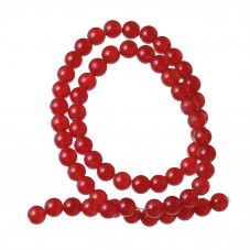 10 Perles Pierre Naturelle Agate Teintée Rose, Mauve, Violet ou Rouge 6mm au Choix