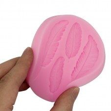 Moule en Silicone Plumes Fimo Résine Gâteau