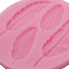 Moule en Silicone Plumes Fimo Résine Gâteau