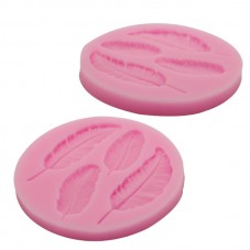 Moule en Silicone Plumes Fimo Résine Gâteau