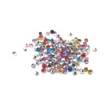 Strass Crystal Multicolore 1.5mm Sachet de 1g pour la Création de Bijoux Fantaisie - DIY