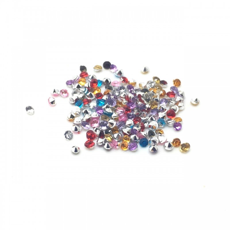 Strass Crystal Multicolore 1,5mm – Sachet de 1g