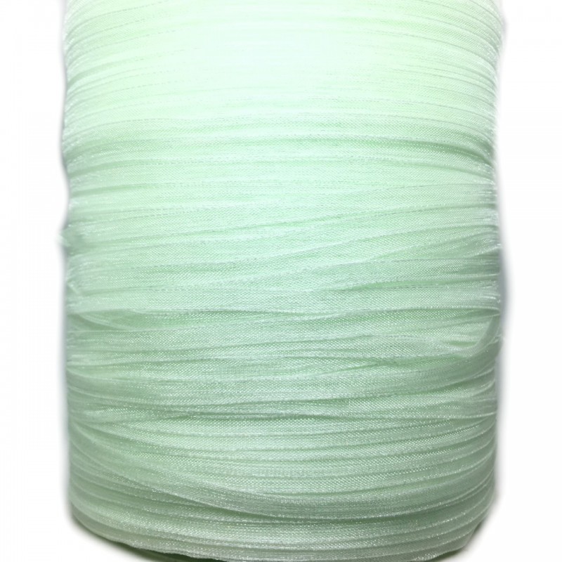 2 Mètres de Ruban d'Organza Vert 3mm