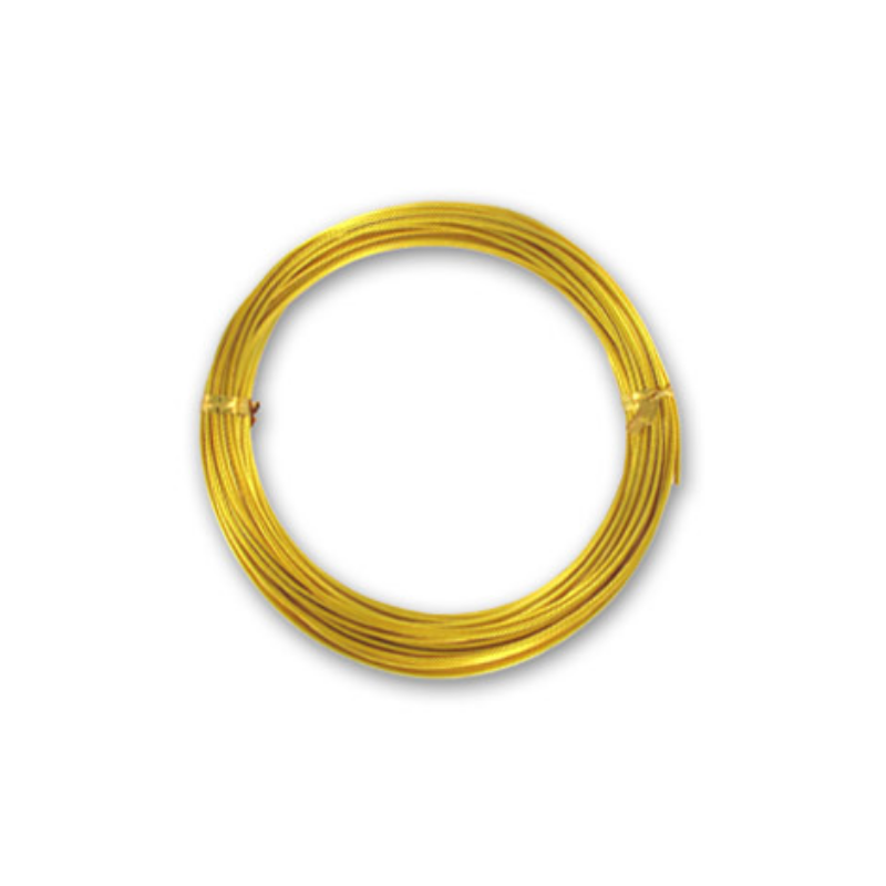 6 Mètres de Fil de Fer Souple en Aluminium Coloris au Choix 1,5mm