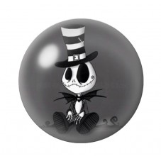 Cabochon en Verre Illustré Jack Gothique 12 à 25mm  pour la Création de Bijoux Fantaisie - DIY