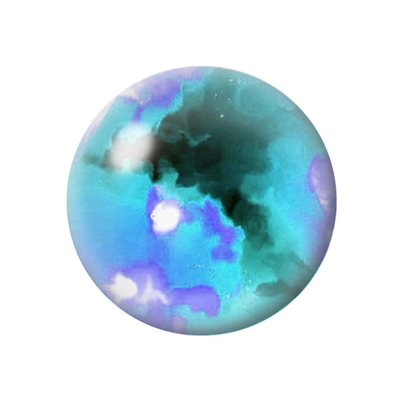 Cabochon en Verre Illustré Fantaisie 12 à 25mm