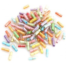 100 Gélules Capsules pour Message Secret à Écrire 21x7mm