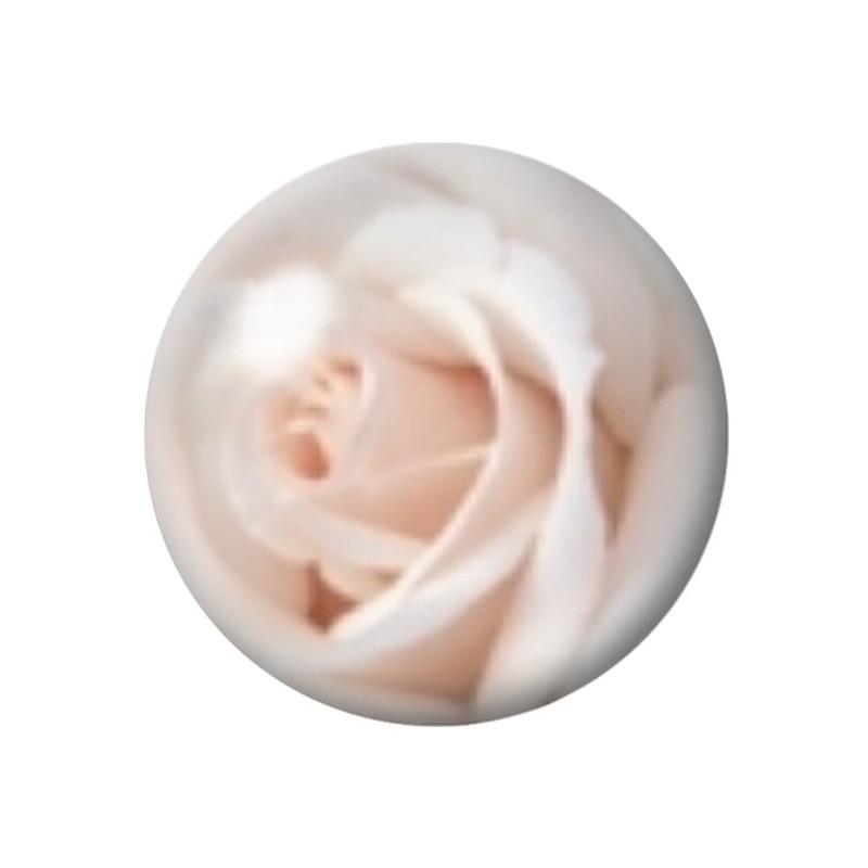 Cabochon en Verre Illustré Rose 12 à 25mm