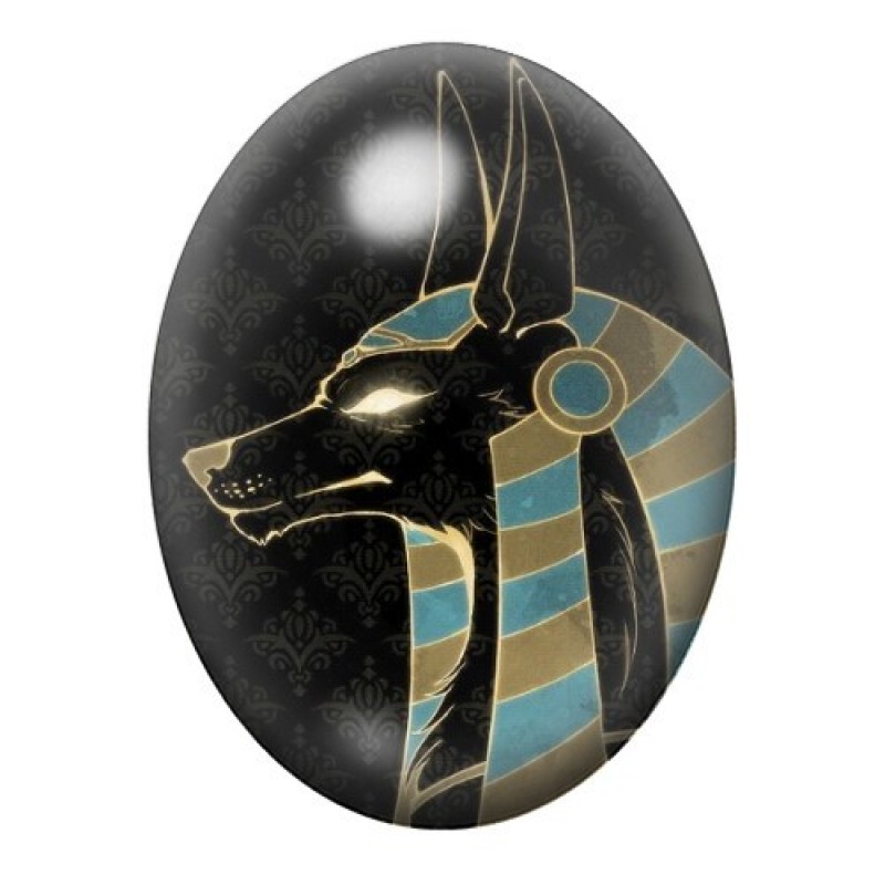Cabochon en Verre Illustré Égypte 13x18, 18x25 ou 30x40mm