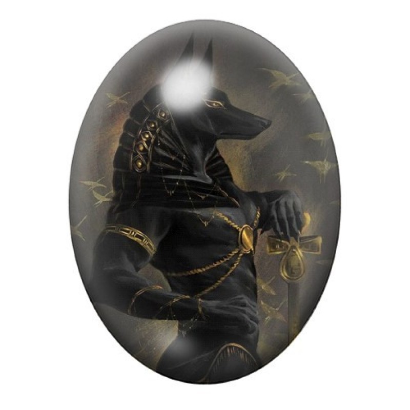 Cabochon en Verre Illustré Égypte 13x18, 18x25 ou 30x40mm