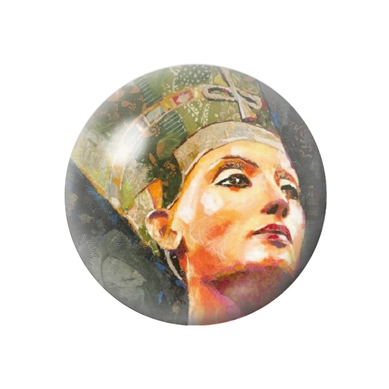 Cabochon en Verre Illustré Égypte 12 à 25mm