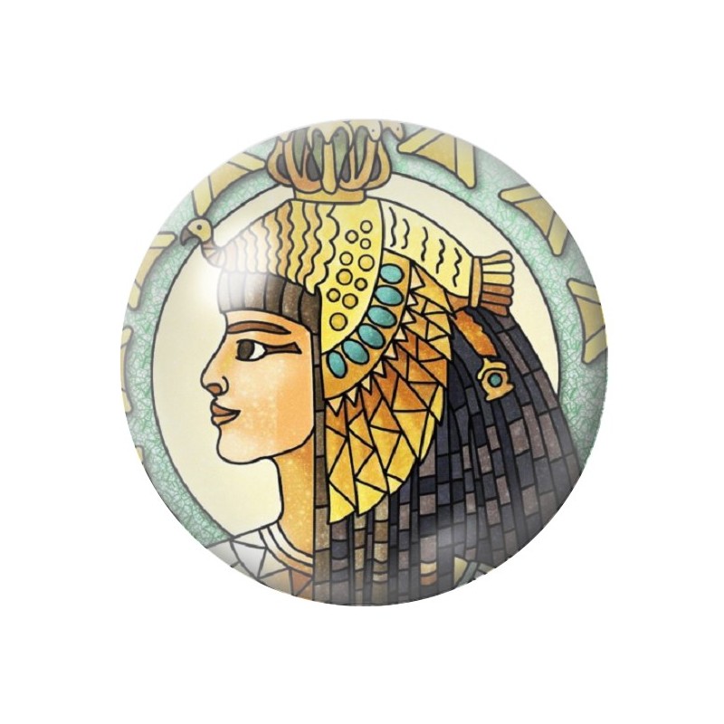 Cabochon en Verre Illustré Égypte 12 à 25mm