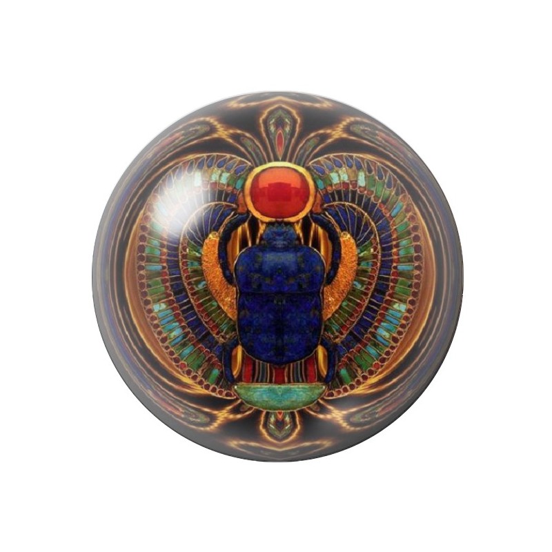 Cabochon en Verre Illustré Égypte 12 à 25mm