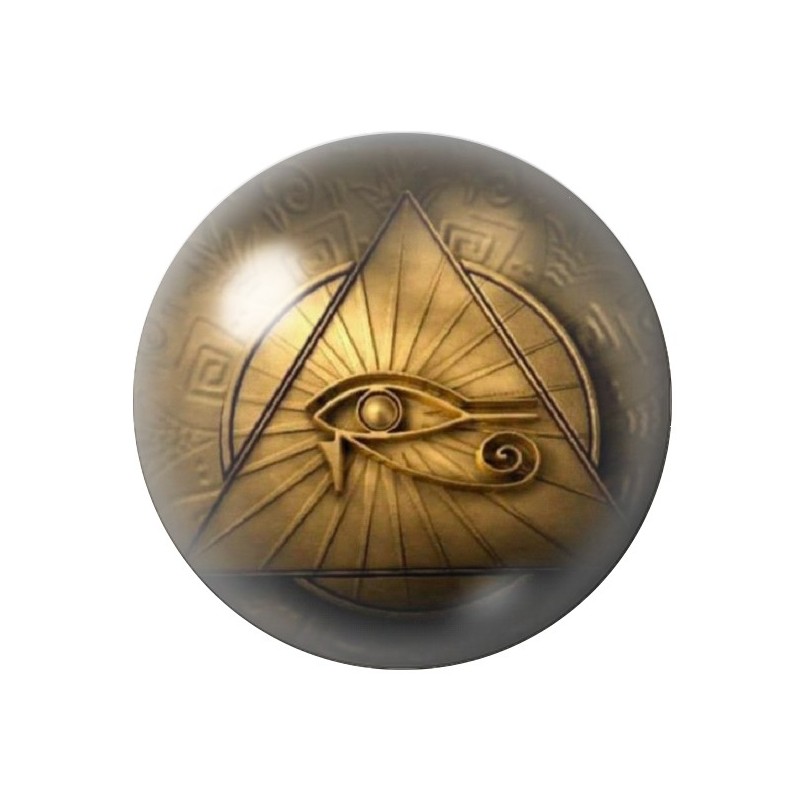 Cabochon en Verre Illustré Égypte 12 à 25mm