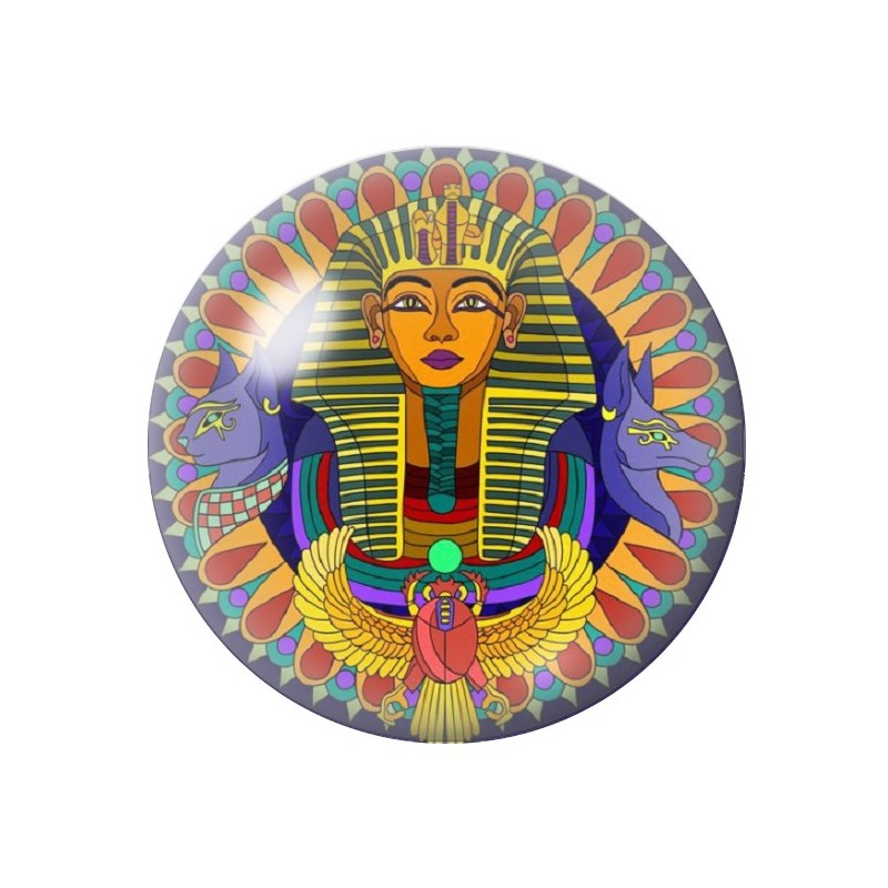 Cabochon en Verre Illustré Égypte 12 à 25mm