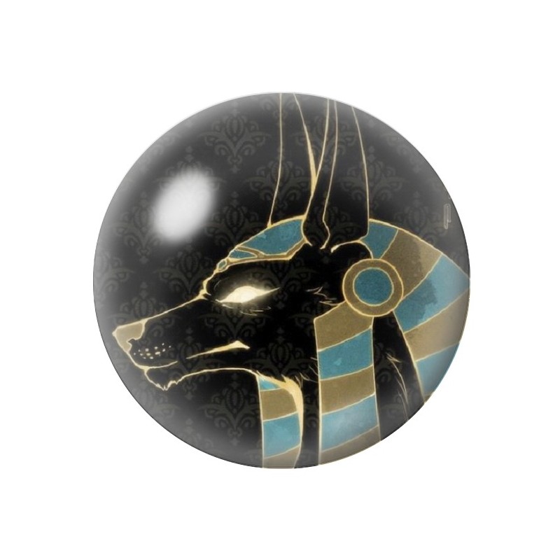 Cabochon en Verre Illustré Égypte 12 à 25mm
