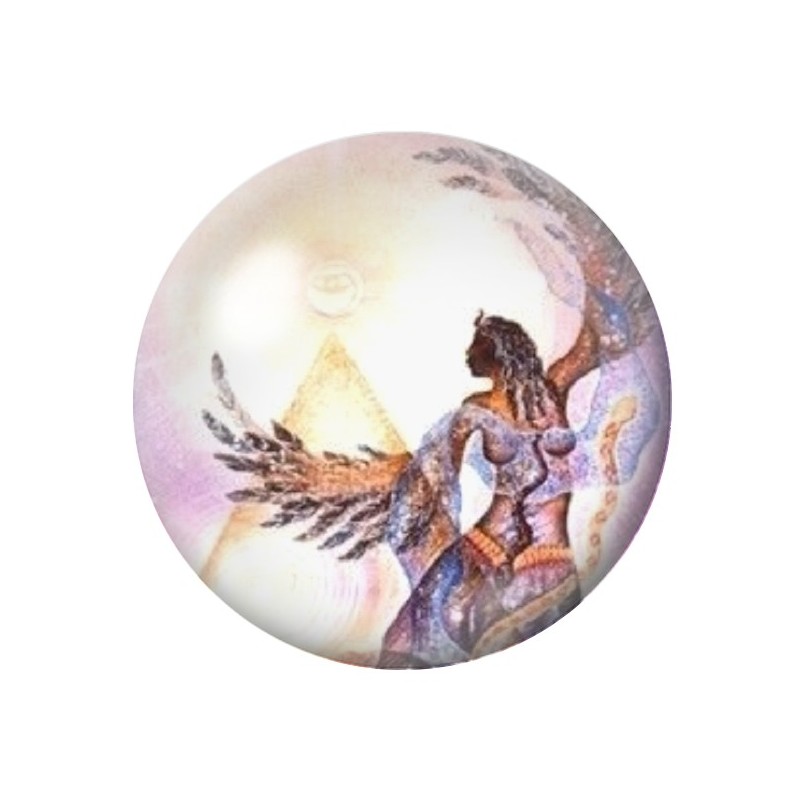 Cabochon en Verre Illustré Égypte 12 à 25mm