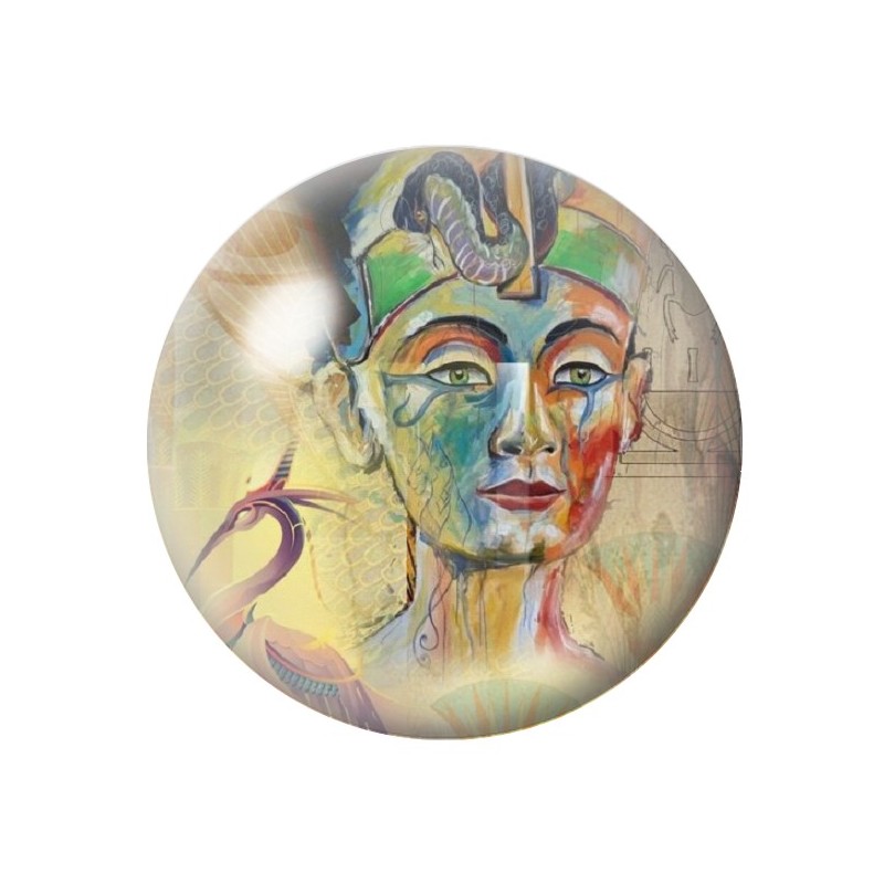 Cabochon en Verre Illustré Égypte 12 à 25mm