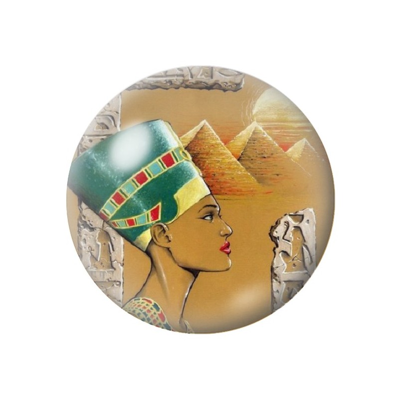 Cabochon en Verre Illustré Égypte 12 à 25mm