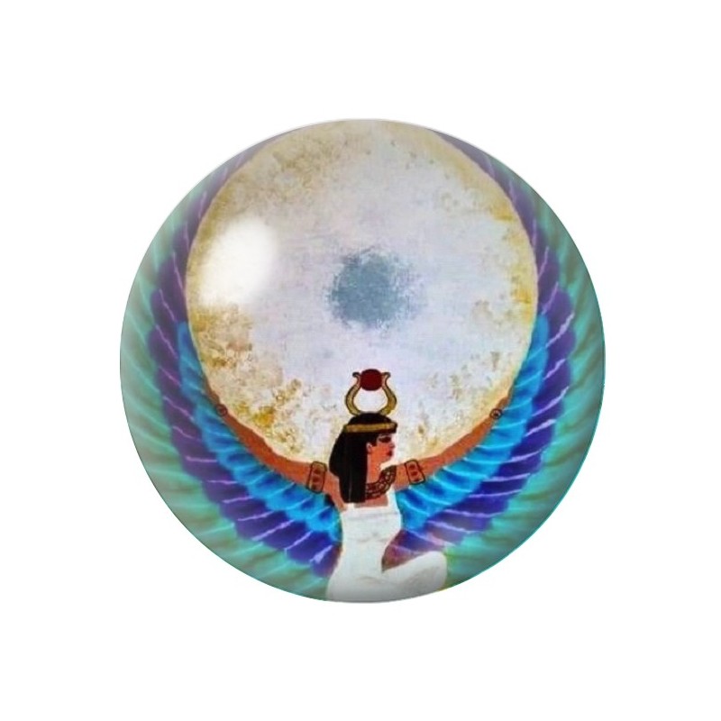 Cabochon en Verre Illustré Égypte 12 à 25mm