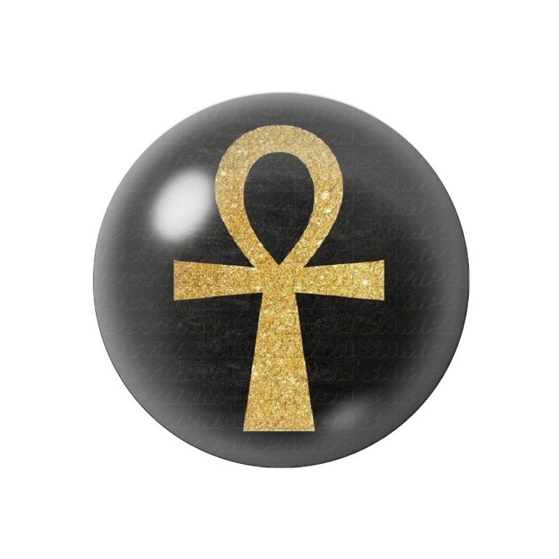 Cabochon en Verre Illustré Égypte 12 à 25mm