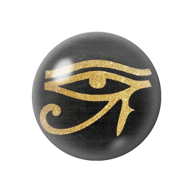 Cabochon en Verre Illustré Égypte 12 à 25mm
