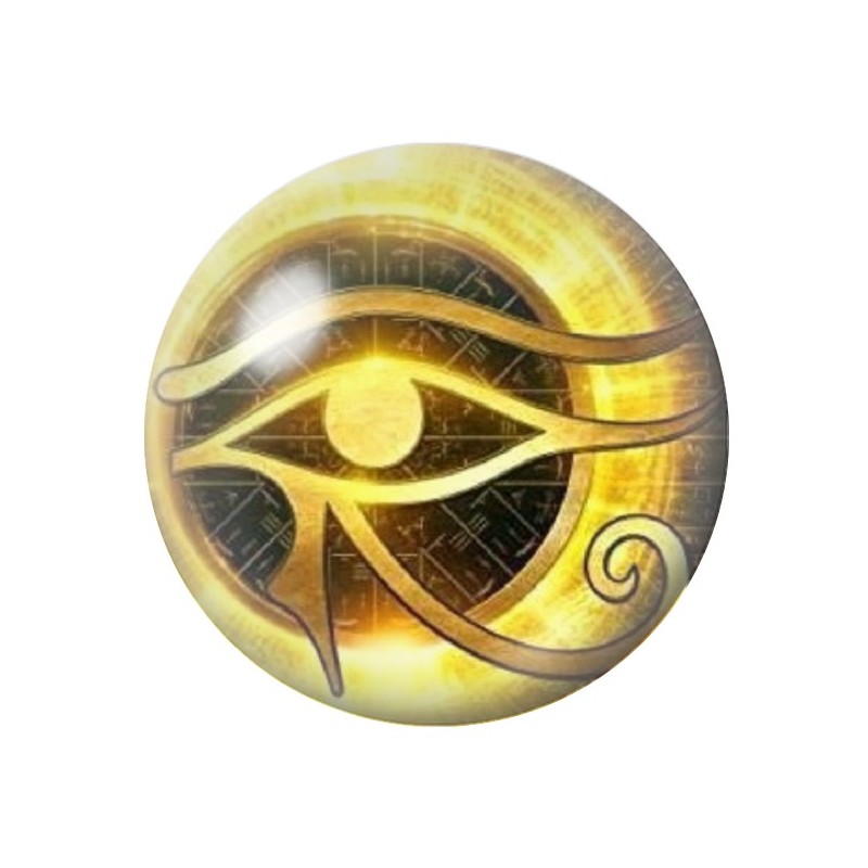 Cabochon en Verre Illustré Égypte 12 à 25mm