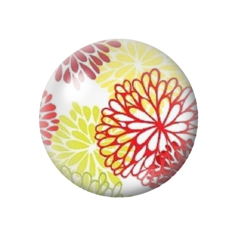 Cabochon en Verre Illustré Psychédélique 12 à 25mm