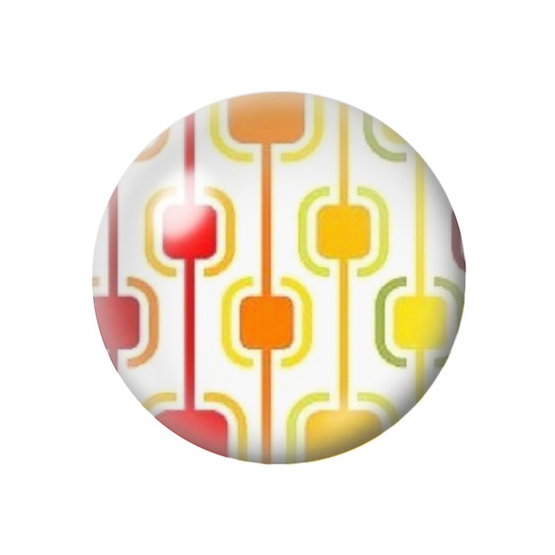 Cabochon en Verre Illustré Psychédélique 12 à 25mm