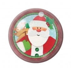 Cabochon en Verre Illustré Père-Noël 12 à 25mm pour la Création de Bijoux Fantaisie - DIY