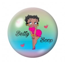 Cabochon en Verre Illustré Pin-up Betty Boop 12 à 25mm pour la Création de Bijoux Fantaisie - DIY