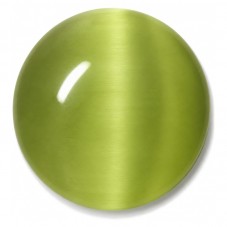 Cabochon en Verre Oeil de Chat Kaki 12mm [à l'unité] pour la Création de Bijoux Fantaisie - DIY