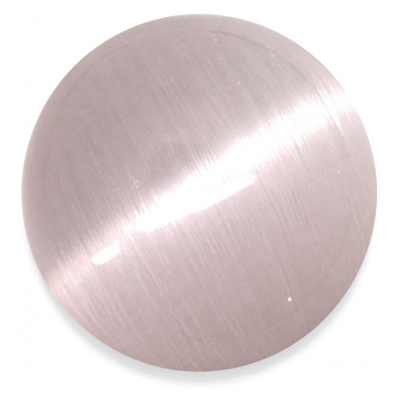 Cabochon en Verre Œil de Chat Mauve 10mm [à l'unité]