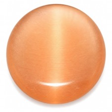 Cabochon en Verre Oeil de Chat Orange 10mm [à l'unité] pour la Création de Bijoux Fantaisie - DIY