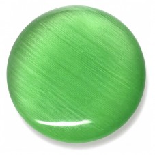 Cabochon en Verre Oeil de Chat Vert 10mm [à l'unité] pour la Création de Bijoux Fantaisie - DIY