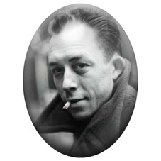 Cabochon en Verre Illustré Albert Camus Portrait à la Cigarette 13x18, 18x25 ou 30x40mm pour la création de bijoux fantaisie - D