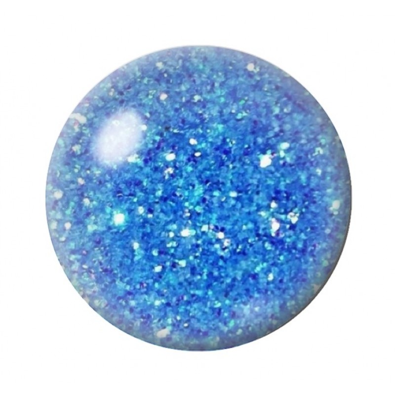 Cabochon en Verre Illustré Paillettes 12 à 25mm