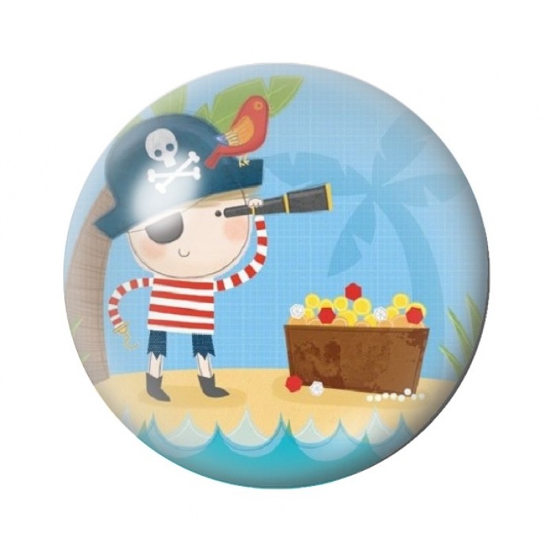 Cabochon en Verre Illustré Pirate 12 à 25mm
