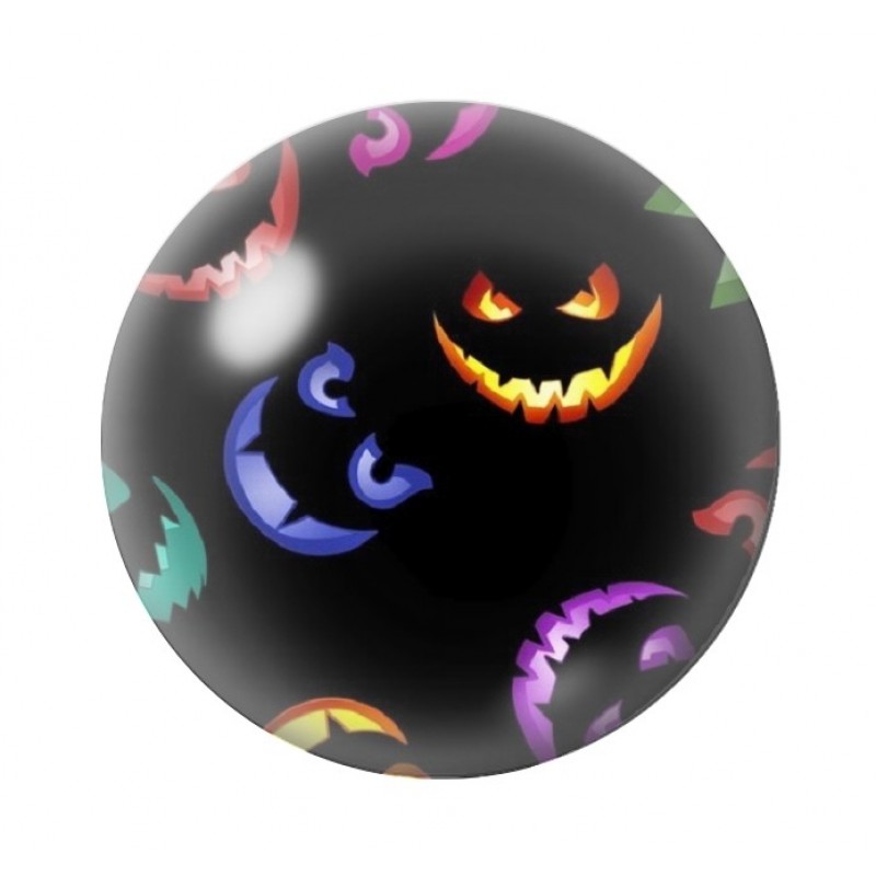 Cabochon en Verre Illustré Fantômes 12 à 25mm
