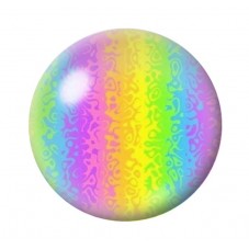 Cabochon en Verre Illustré Arc-en-ciel 12 à 25mm pour la Création de Bijoux Fantaisie - DIY