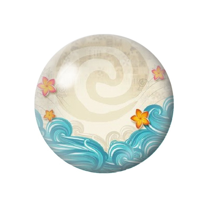 Cabochon en Verre Illustré Mer 12 à 25mm