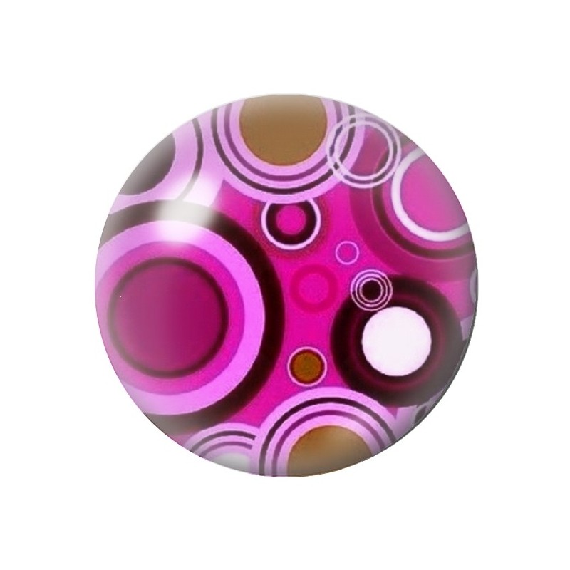 Cabochon en Verre Illustré Fantaisie 12 à 25mm